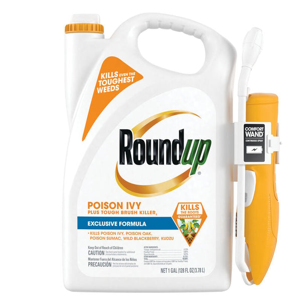 natural poison ivy herbicide Roundup Poison Ivy Plus Tough Brush Killer with Comfort Wand