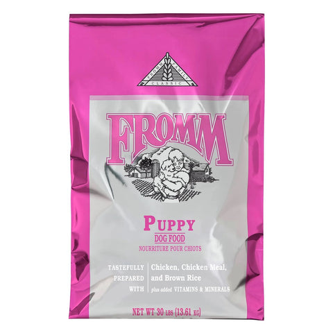 Bag of Fromm Puppy Dog Food