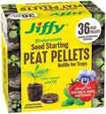 Box of 36 Count Jiffy Peat Pellets for Seed Starting