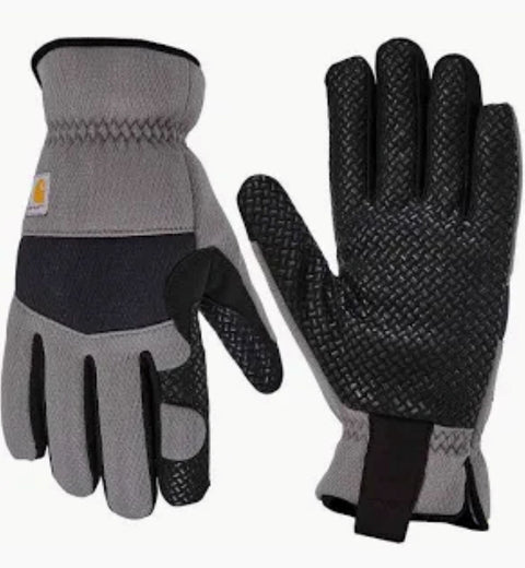 Carhartt Black Winter Dexterity Gloves in Size Medium