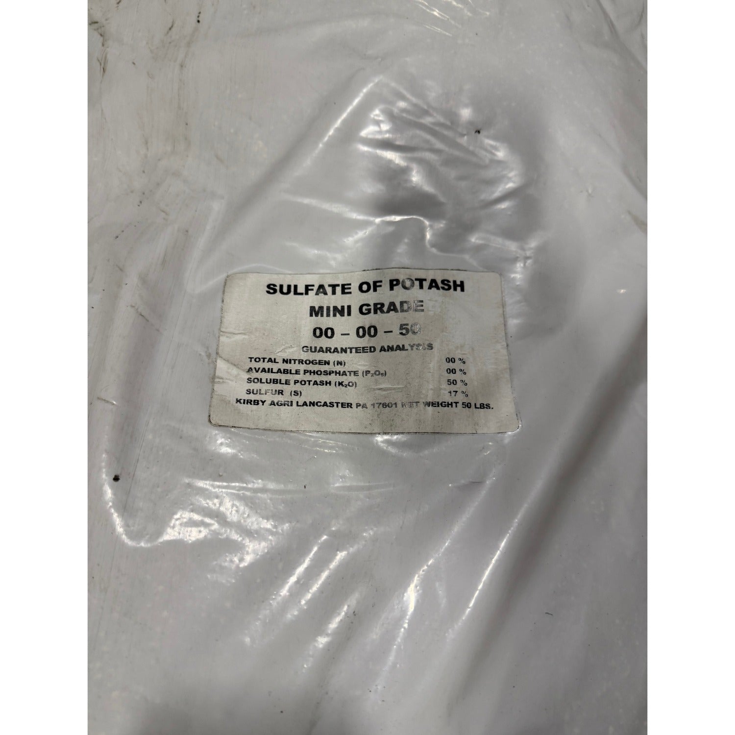 Sulfate of Potash Mini / Turf 0-0-50 Fertilizer – 17% Sulfur