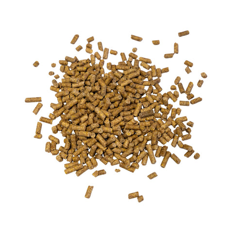 Pellet pig feed from The Mill Grower Finisher 16% protein, 50 lb bag, designed for pig nutrition and growth.