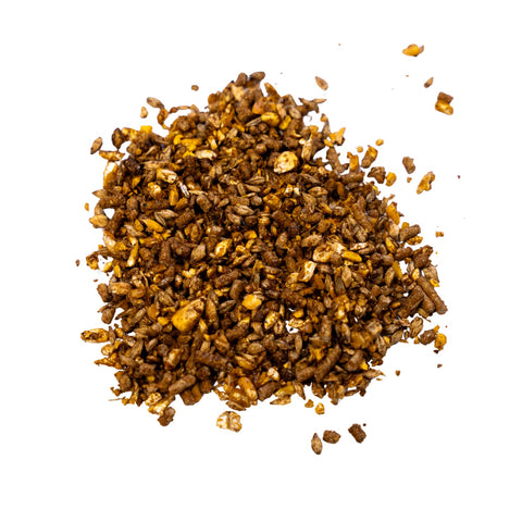 A bag of The Mill Mason-Dixon Steer Feed, cattle feed product from The Mill brand, with the feed pellets visible in the image.