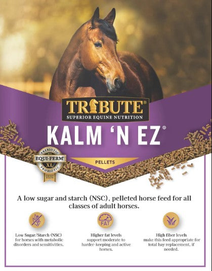 Tribute Kalm 'N EZ Pellet Horse Feed