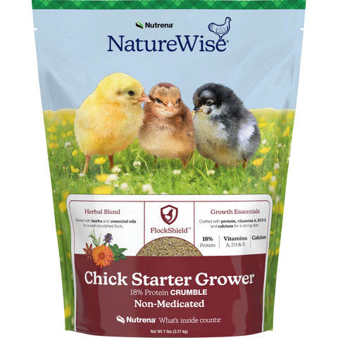 NatureWise Chick Starter Grower Crumbles Chicken Feed
