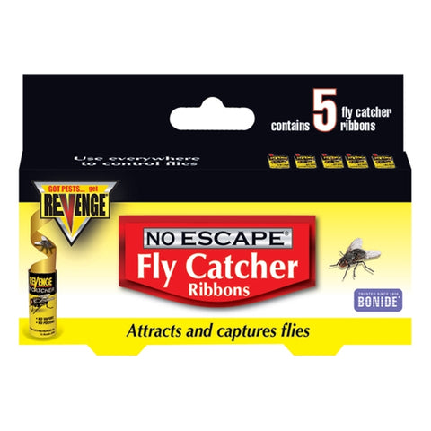 Bonide Revenge No Escape Fly Catcher Ribbons 5 Pack