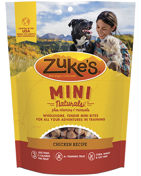 Zukes Chicken Mini Naturals Dog Treats