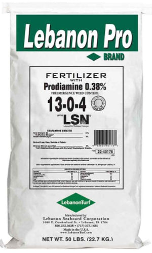 13-0-4 50% LSN .38 Prodiamine Lawn Fertilizer