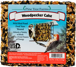 Pine Tree Farms Woodpecker cake