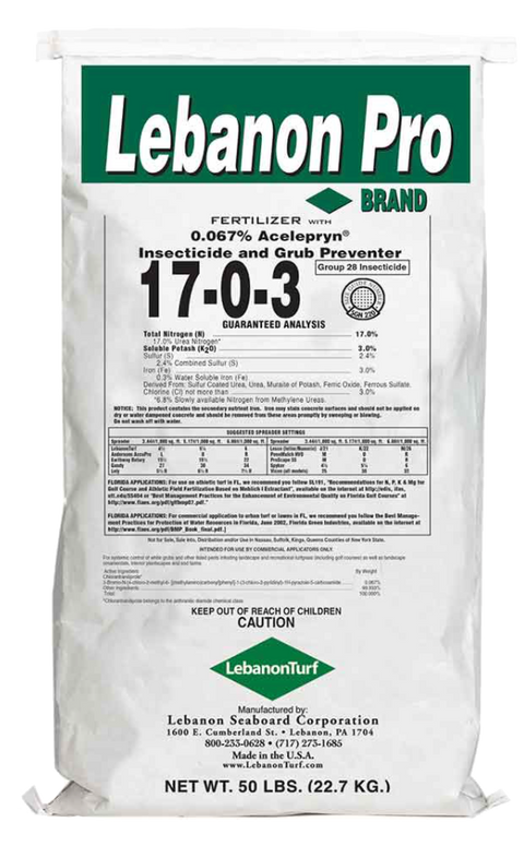 17-0-3 40% SCU 2& Fr .067 Acelepryn- 50 pound bag