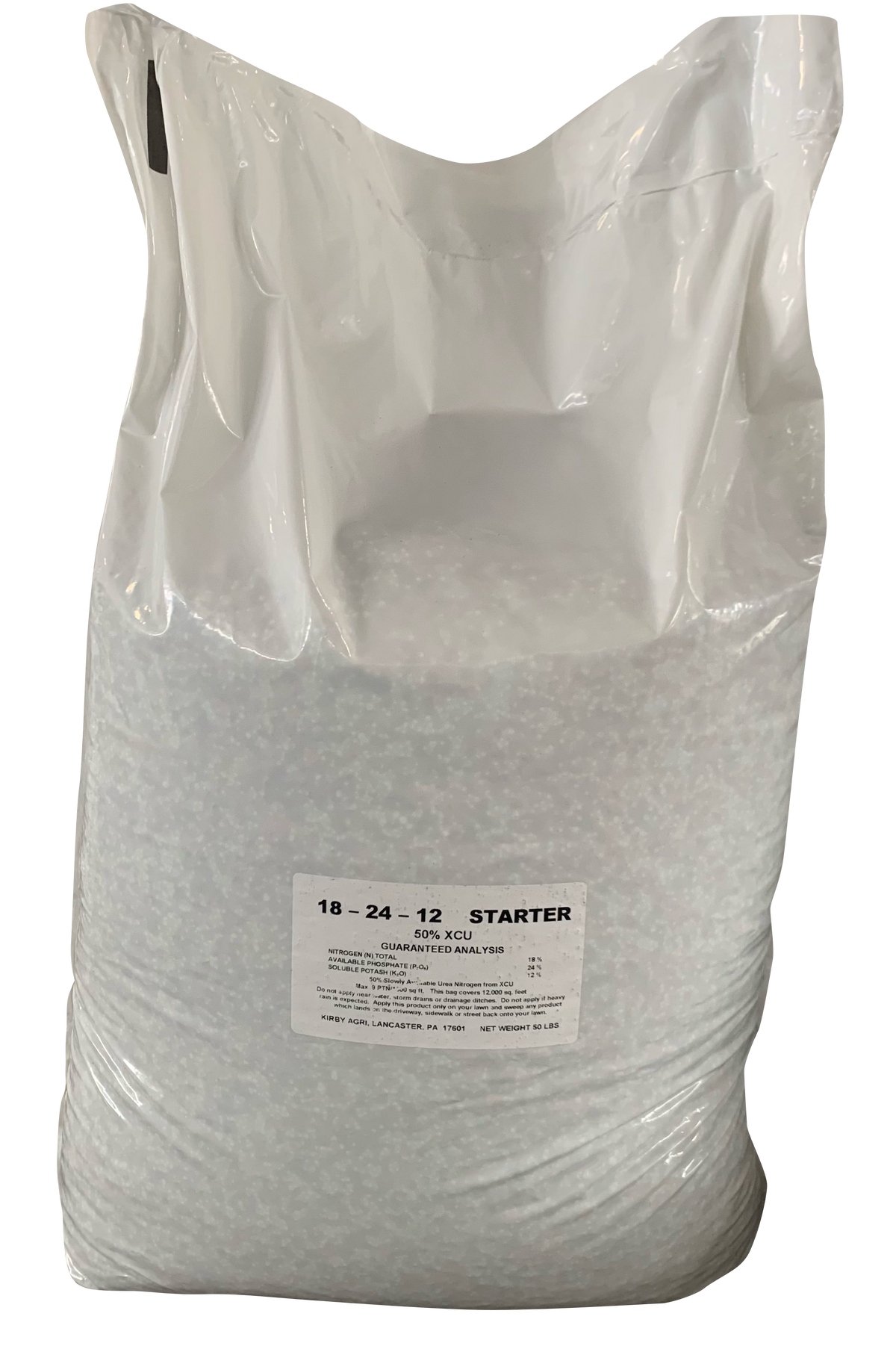 Lawn Starter Fertilizer 182412 50 XCU The Mill Bel Air, Black