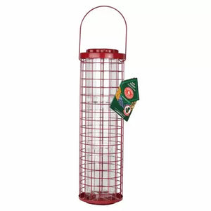 Easy Feeder w Wire Barrier & Removable Seed Tube
