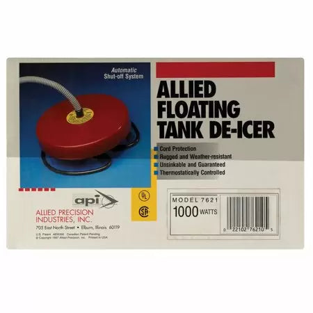 1000w Floating Deicer Pond Heater With 6' Cord