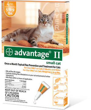 Advantage II Small Cat Label