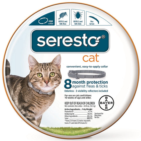 Bayer Seresto Flea and Tick Collar Cats