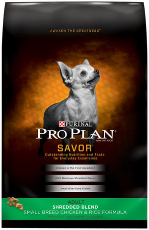 Purina Pro Plan savor Adult Small Breed Chicken and Rice Dog Food