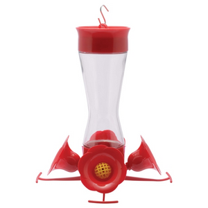 Perky Pet Pinch Waist Glass Hummingbird Feeder