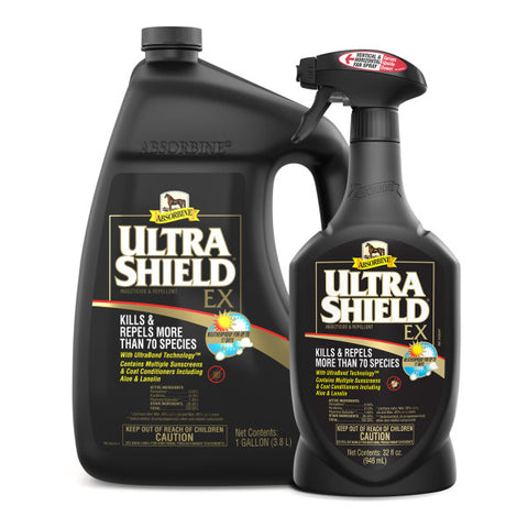 Absorbine Ultrashield fly spray gallon and quart bottles