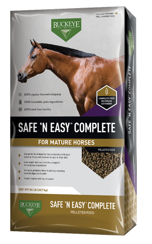 Buckeye Safe n Easy Complete Horse Feed
