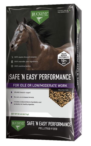 Buckeye Safe n Easy Performance Horse Feed