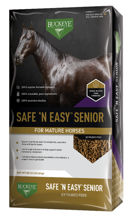 Buckeye Safe n Easy Senior Horse Feed