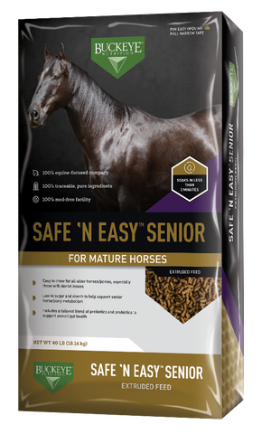 Buckeye Safe n Easy Senior Horse Feed