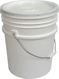 5 gallon bucket of Early Bale 68% liquid proprionic acid hay preservative