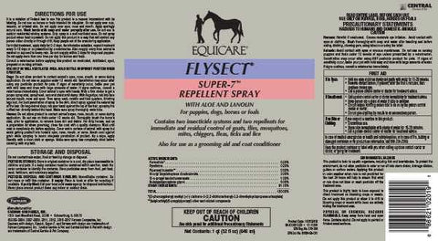 Equicare Flysect Super-7 Fly Spray