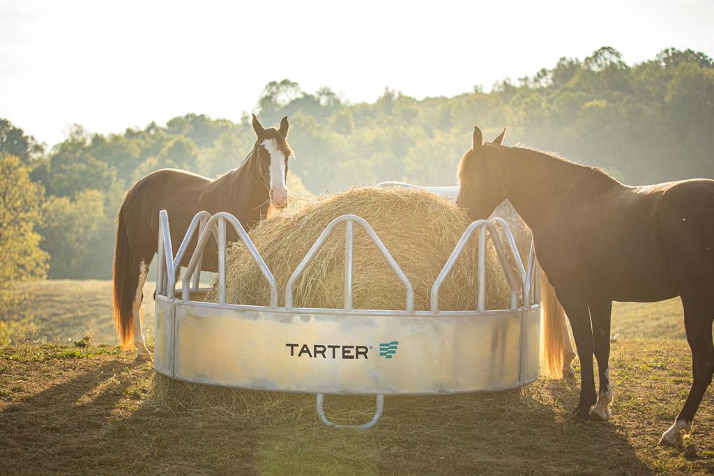 Tarter’s Equine Pro Galvanized Hay Feeder - The Mill - Bel Air, Black ...