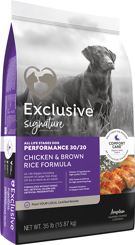 PMI Exclusive Adult Performance Dog food