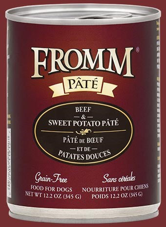 Fromm Grain Free Beef and Sweet Potato Canned Entree