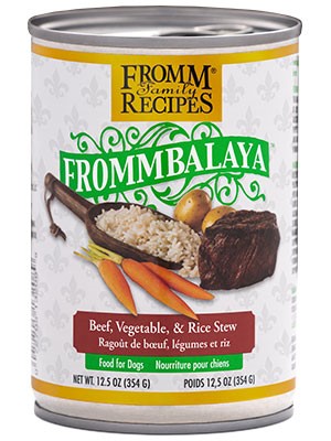 Frommbalaya Beef, Vegetable, and Rice Canned Stew