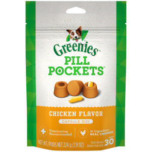 Greenies Pill Pockets Chicken Flavor Dog Treats