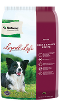 Loyall life adult dog food- beef and barley