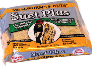 Suet Plus Mealworms and Nuts