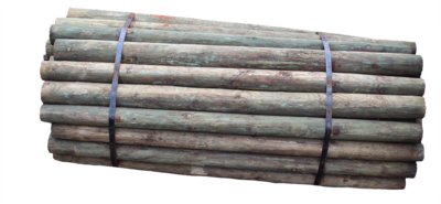 12 ft. x 5-6 in. Pressure Treated Round Wood Fence Post | The Mill