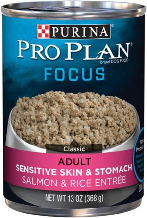 Purina Pro Plan Focus Adult Sensitive Skin and Stomach Salmon and Rice Dog Food