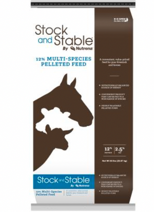 Stock and Stable 12% Multi-Species Pelleted Feed