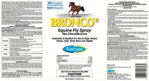Bronco®  Equine Fly Spray Plus Citronella Scent