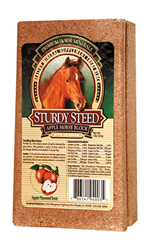 Herd Life Sturdy Steed Mineral Block Apple
