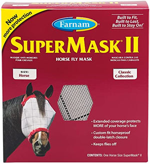 Farnam Super Mask II Horse Fly Mask without Ears