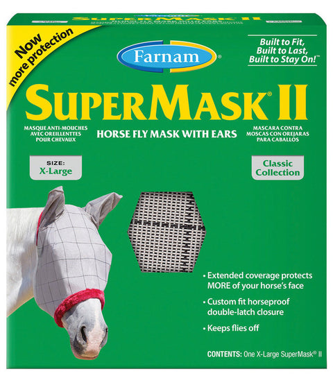 Farnam Super Mask II Horse Fly Mask with Ears