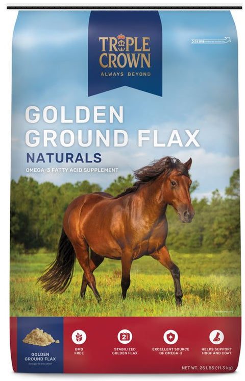 Triple crown naturals golden ground flax horse supplement
