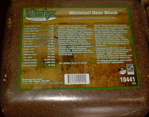 Ultralyx White Tail Deer Block 25 lbs