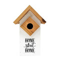 Nature's Way Farmhouse Bluebird House for wild birds, featuring a cozy wooden design with a small entrance hole.