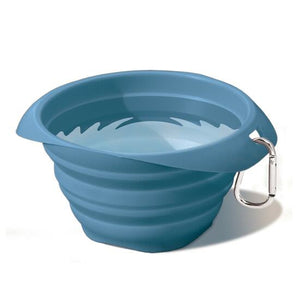 Kurgo Blue Collaps A Bowl In Use
