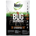 Round Up Bug Destroyer Granules 10 lbs, pesticide granules for eliminating bugs, shown in a container on a white background.