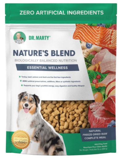 Dr. Marty's Natureâ€™s Blend Essential Wellness Freeze Dried Raw Dog Food