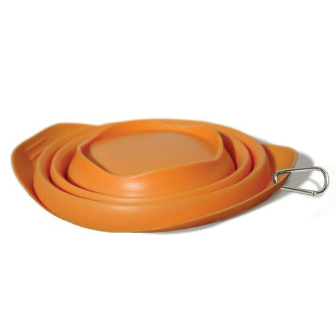 Kurgo Orange Collaps A Bowl Flattened
