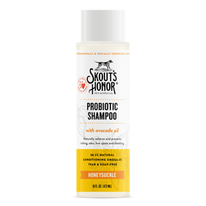 Skouts Honor probiotic dog shampoo